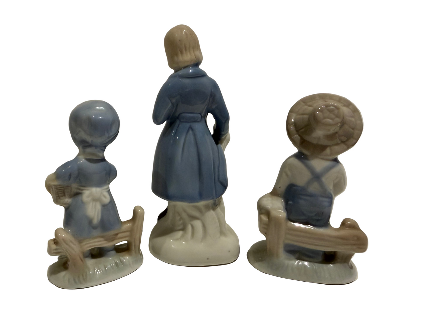 delfts blauw porseleinen beeldjes