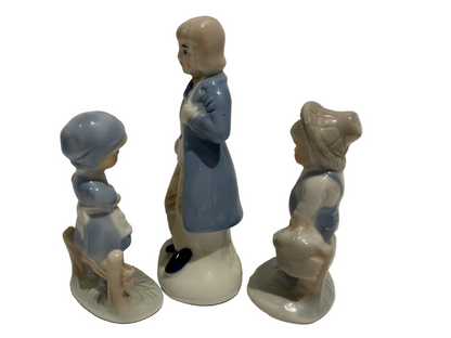 delfts blauw porseleinen beeldjes