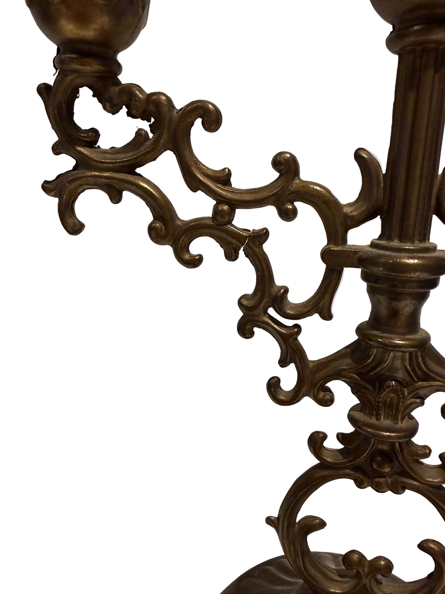 vintage messing kandelaar