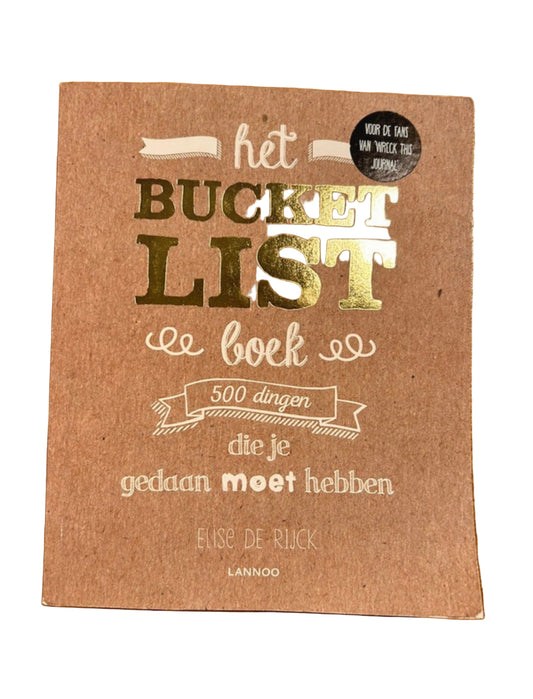 Het bucketlist boek